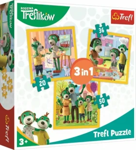Trefl - Puzzle - Treflíci: Být spolu je fajn 3v1
