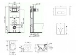 IDEAL STANDARD - ProSys Set předstěnové instalace, klozetu a sedátka Architectura, tlačítka Oleas M2, DirectFlush, SoftClose, CeramicPlus, chrom ProSys120M SP45