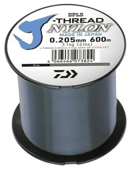 Daiwa Vlasec J-Thread Grey 600m 0,370mm 10,1kg (12225-237)