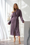 L&L 2558 Celeste dlouhý dámský župan M-2XL ametyst M