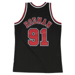 Mitchell & Ness Pánský dres Chicago Bulls NBA Dennis Rodman #91 Swingman - Černá Velikost: XL