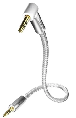 In-akustik Premium II MP3 kabel 1.5 m / 3.5mm jack (M) - 3.5mm Jack (M) 90° (4104015)