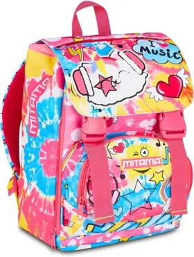 Mitama 4Zip CatRock / Školní aktovka / 21-28 l / vhodná od 1. třídy (64721)