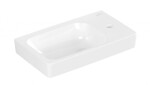VILLEROY & BOCH - Architectura Umývátko 48x28 cm, bez přepadu, otvor pro baterii vpravo, CeramicPlus, alpská bílá 438649R1