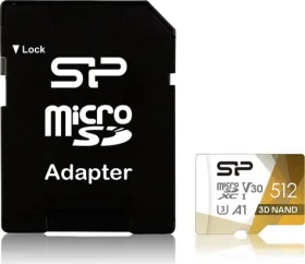 Silicon Power Superior Pro micro SDXC 512GB + adaptér / Class 10 / UHS-I U3 / V30 (SP512GBSTXDU3V20AB)