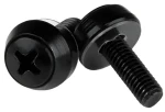 StarTech Montážní šrouby M5 černé / Šrouby / 50 ks / délka 12 mm (CABSCREWSB)