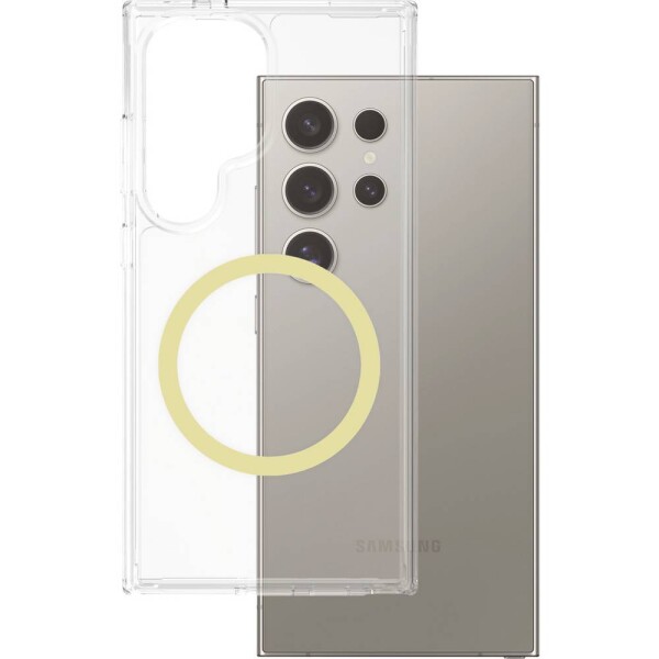 PanzerGlass CARE Flagship Urban Combat zadní kryt na mobil Samsung Galaxy S25 Ultra transparentní, Chardonnay 1552552, odolné vůči nárazům CRRFUOCG38488