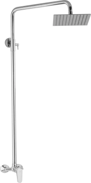 JB Sanitary Sprchová sestava s baterií FINERY s horním vývodem, 25x25cm SF 56 000 00 5
