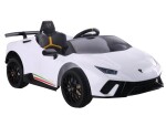 Mamido Dětské elektrické autíčko Lamborghini Huracan 4x4 bílé