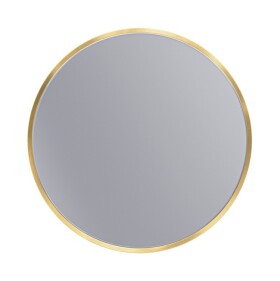Erga Round, kulaté zrcadlo 40cm, zlatý rám, ERG-V01-ROUND-4040-GD