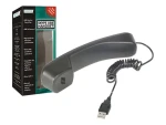 Digitus DA-70772 černá / USB headset / na uši / mono / mikrofon (DA-70772)