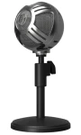 AROZZI SFERA stříbrno-černá / stolní mikrofon / všesměrový / USB (SFERA-CHROME)