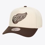 Mitchell & Ness Pánská kšiltovka Detroit Red Wings NHL Brown and Cream Pro Snapback