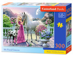 Puzzle Castorland 300 dílků - Můj přítel jednorožec