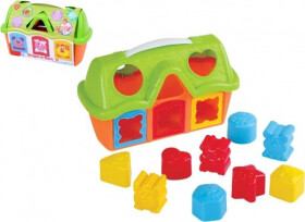 Vkládačka stodola s tvary 10ks plast 25x17x11cm 12m+ - Play Go