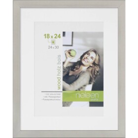 Nielsen Design 8988010 vyměnitelný fotorámeček Formát papíru: 24 x 30 cm stříbrná