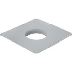GEBERIT - Příslušenství Připojovací plech s ochranným víčkem, potažený PVC 388.124.28.1
