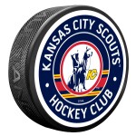 Mustang Puk Kansas City Scouts NHL Vintage Striped Textured