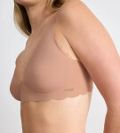 Dámská podprsenka ZERO Microfibre 2.0 Soft bra - CAMEO BROWN - sv. hnědá 00ME - SLOGGI BROWN M