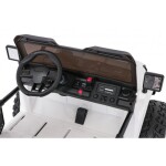 Mamido Elektrické autíčko Extreme Sport 4x4 s proměnlivou velikostí bílé
