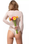 Dámské brazilky Cheekie brasil beige - JULIMEX béžová L
