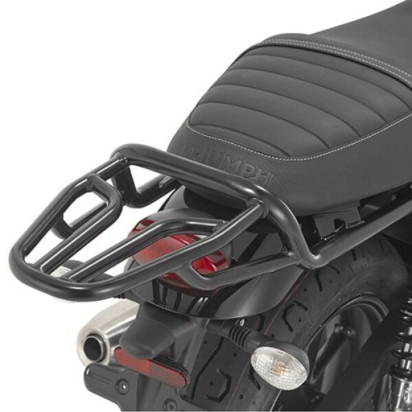 Sr6407 nosič Triumph Street Twin 900 (16-22)/Speed Twin 900 (23) bez plotny, černý lakovaný