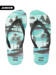 Billabong TIDES PRINT AQUA dětské žabky - 35EUR