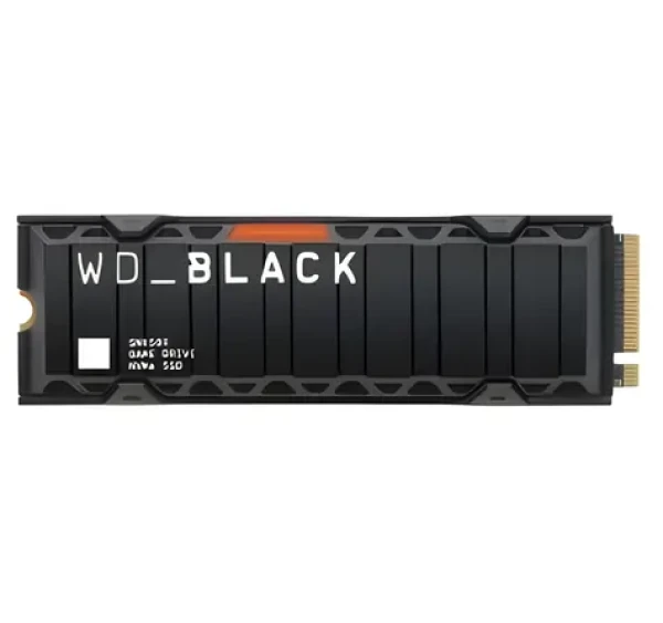 WD Black SN850X 2TB chladič / M.2 SSD 2280 / PCIe Gen4 x4 / TLC / čtení: 7300 MB/s / zápis: 6600 MB/s / 5y (WDBB9H0020BNC-WRSN)