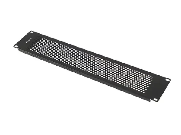 LANBERG AK-1412-B černá / Krycí panel do racku / 19" / 2U / perforovaný (AK-1412-B)