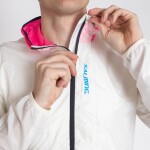 Běžecká bunda SALMING Sarek Jacket 21 White/Pink Velikost textilu: