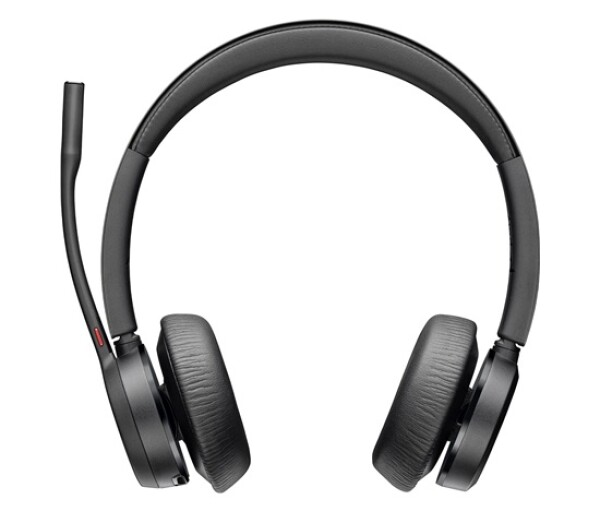 Poly Voyager 4320 MS Teams bezdrátová náhlavní souprava, BT700 USB-C adaptér, stereo, nabíjecí stojánek EDF_1457751