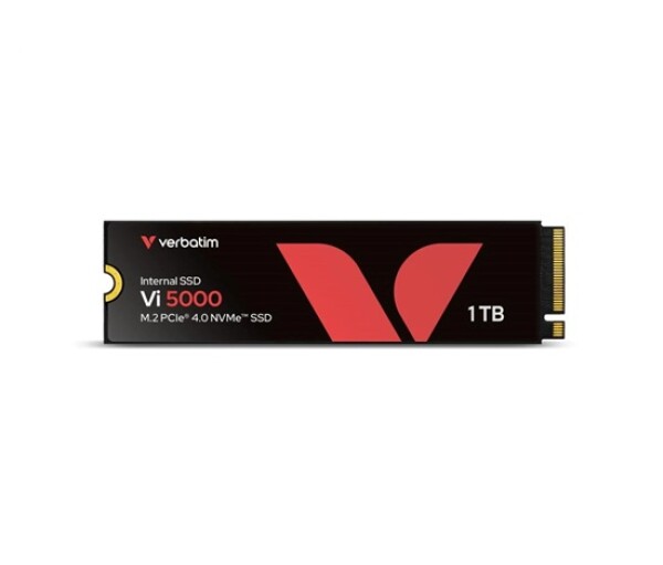 VERBATIM SSD Vi5000 Internal PCIe NVMe M.2 SSD 1TB , W 4500/ R 5000 MB/s EDF_714546