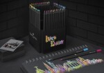 Faber-Castell Faber-Castell, 116450, Black Edition, Supersoft, sada ergonometrických pastelek s černým lakováním, 50 ks
