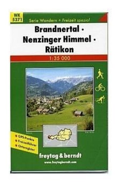 WK 5371 Brandnertal 1:35 000 / turistická mapa