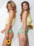 Kalhotky Exotico simple brasil maxi zelené - Julimex M