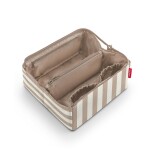 Rozkládací kosmetické pouzdro Reisenthel Fold Case Summerstripes coffee