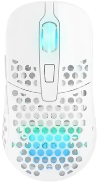 XTRFY M42 Wireless bílá / herní bezdrátová myš / optická / 19000 DPI / 6 tlačítek / RGB / 2 velikosti / 2.4GHz (M42W-RGB-WHITE)