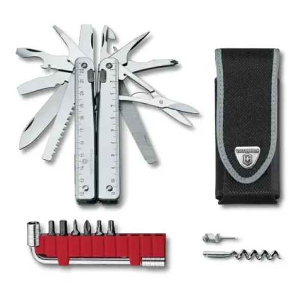 VICTORINOX Kleště SwissTool X Plus v nylonovém pouzdře (3.0338.N)