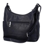 Stylová dámská koženková crossbody kabelka Timea, tmavě modrá
