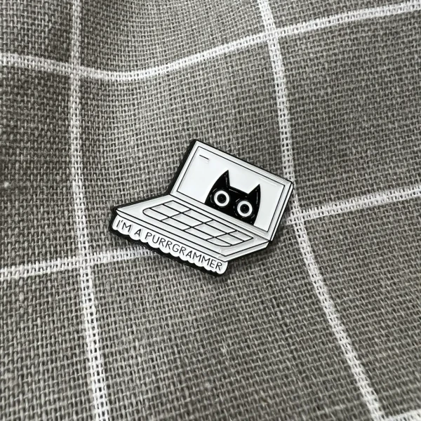 Pinarna.cz I'm a purrgrammer / Jsem předgramátor - černá kočička