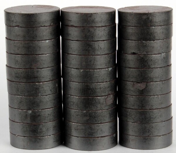 Magnety kulaté 20mm/30ks - šedé