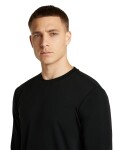 Pánské merino triko dlouhý rukáv ICEBREAKER Mens 300 15,5 MerinoFine LS Tee, Black velikost: S