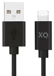 XQISIT černá / Datový kabel USB-A - Lightning / MFI certifikace / 1 m (50894)