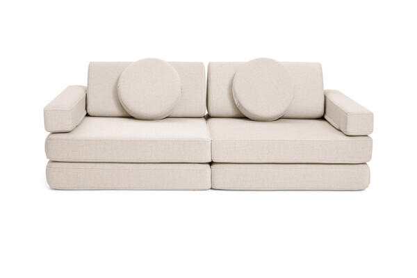 SHAPPY Dětská rozkládací pěnová pohovka SHAPPY PLAY mini Barva: Soft Beige