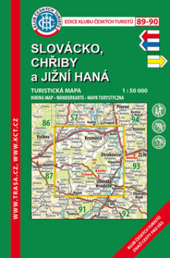 KČT 89-90 Slovácko, Chřiby Jižní Haná
