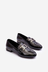 Dámské mokasíny s ozdobou černá Camilena 36