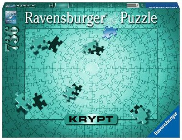 RAVENSBURGER Metalické Krypt Metallic Mint 736 dílků