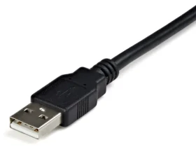 StarTech adaptér USB-A na sériový DB9 černá / Adaptér / DB9 (M) - USB-A / 1,8 m (ICUSB422)