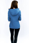 Světle modrá bunda s asymetrickým zipem model 8232358 - LHD Barva: odcienie niebieskiego, Velikost: S (36)