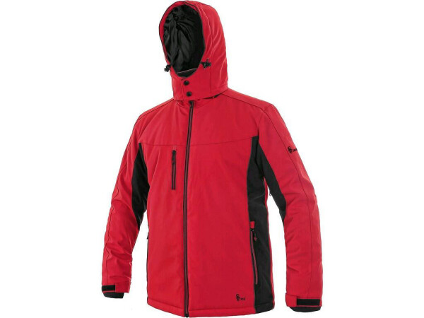 CXS VEGAS Pánská bunda zimní - červená 3XL 122001326097